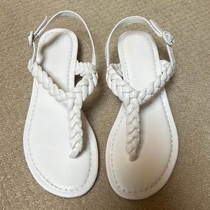 White Bernardo sandals - sz 8.5 NEW